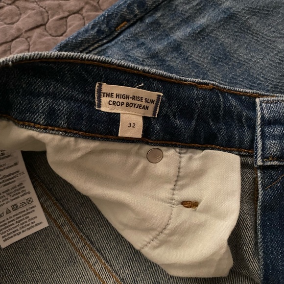 Madewell High-Rise Slim Boyjean in Lavern Wash - Picture 6 of 6